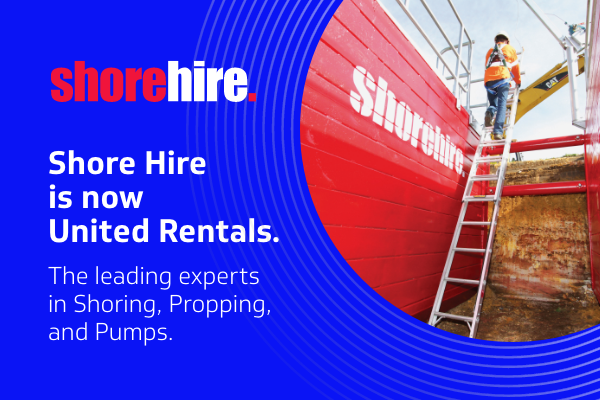 Shore Hire is now United Rentals Banner