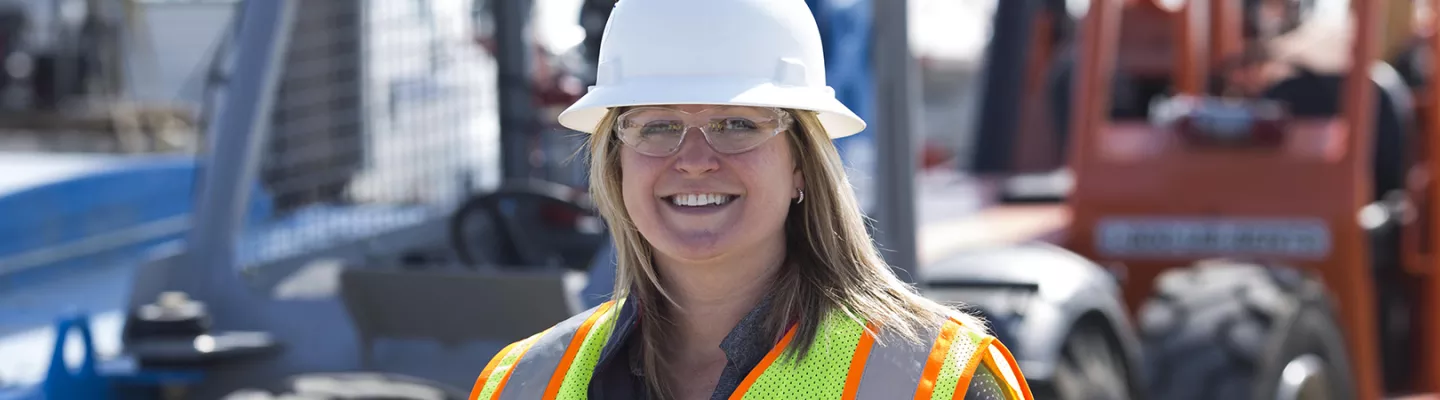Worker Female Jobsite