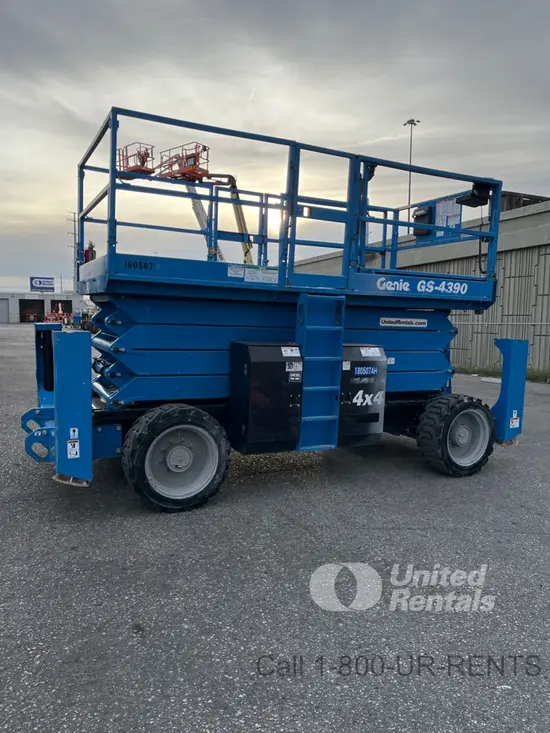 2016 Genie GS-4390 RT Rough Terrain Scissor Lift