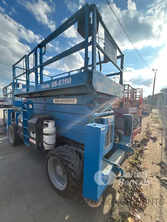 2016 Genie GS-5390 RT Rough Terrain Scissor Lift
