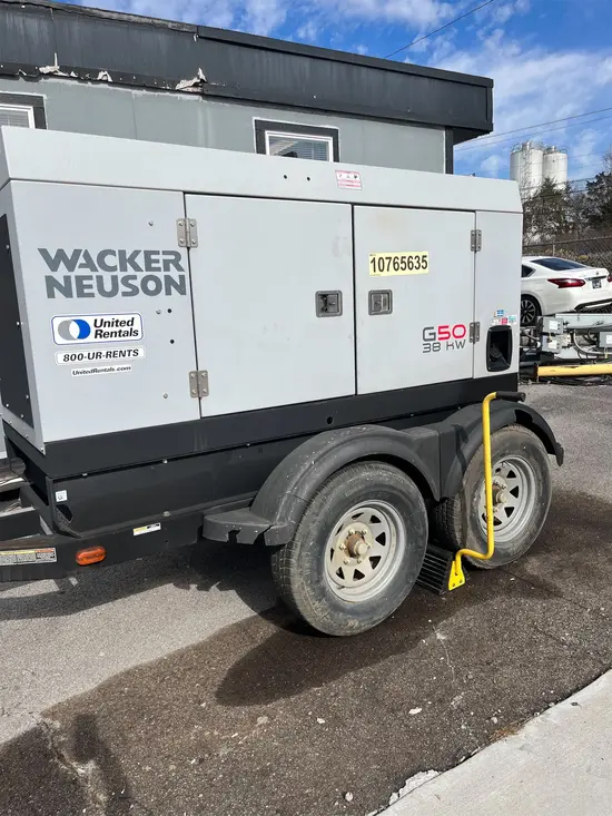 2018 Wacker Neuson G50 T4F Diesel Generator