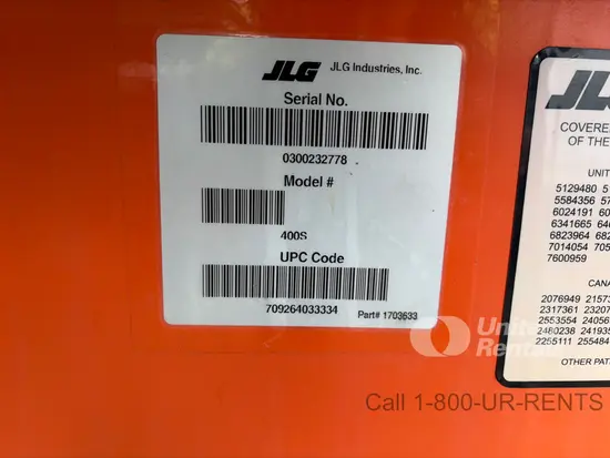 2017 JLG 400S Boom Lift