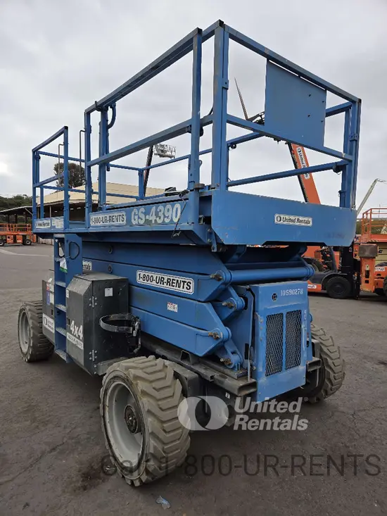 2017 Genie GS-4390 RT Rough Terrain Scissor Lift