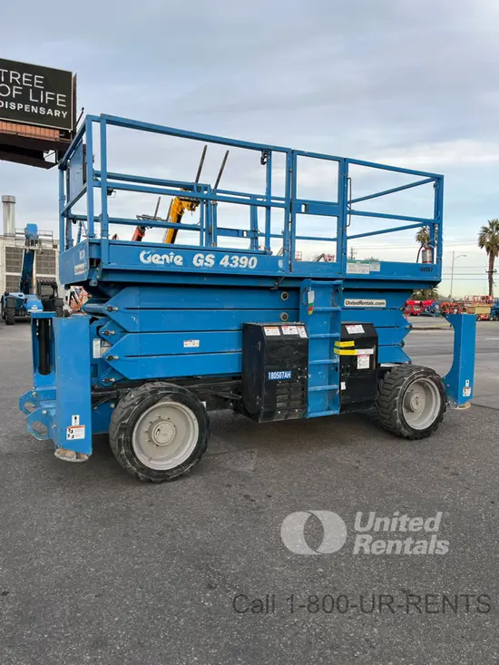 2016 Genie GS-4390 RT Rough Terrain Scissor Lift