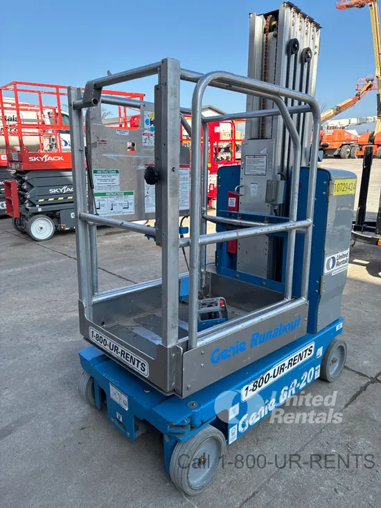 2018 Genie GR-20 Self-Propelled One-Person Lift