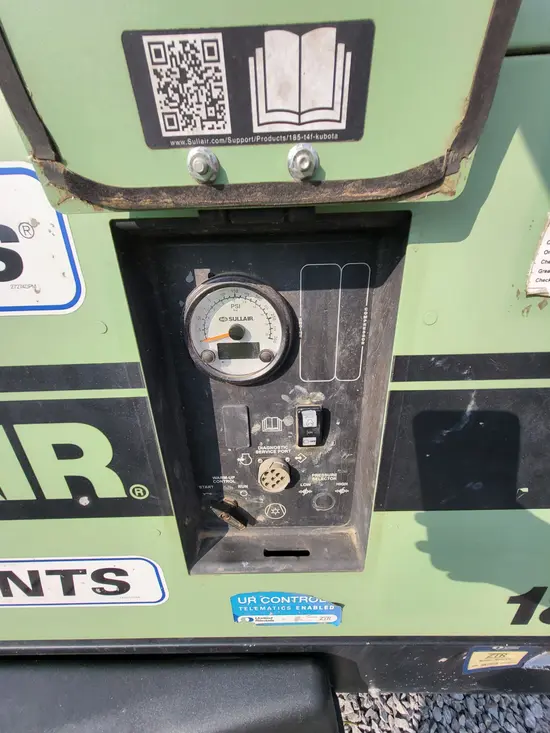 2019 Sullair 185DPQ-KU-T3 Air Compressor