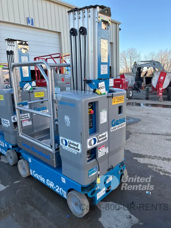 2018 Genie GR-20 Self-Propelled One-Person Lift