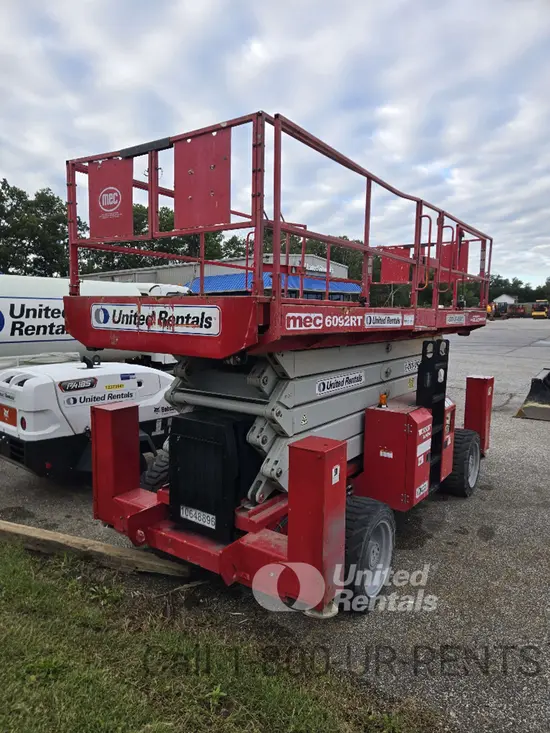 2017 MEC 6092RT Rough Terrain Scissor Lift