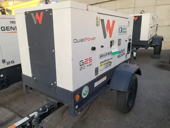 2021 Wacker Neuson G25 T4F Diesel Generator