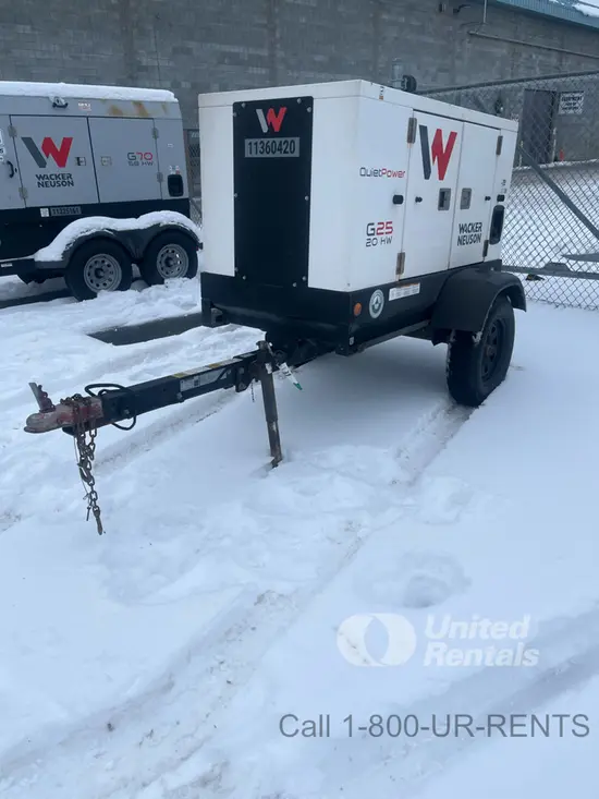 2022 Wacker Neuson G25 T4F Diesel Generator