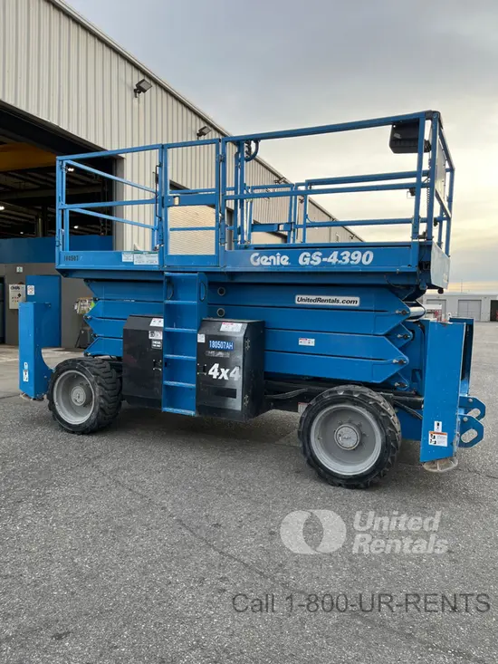 2016 Genie GS-4390 RT Rough Terrain Scissor Lift