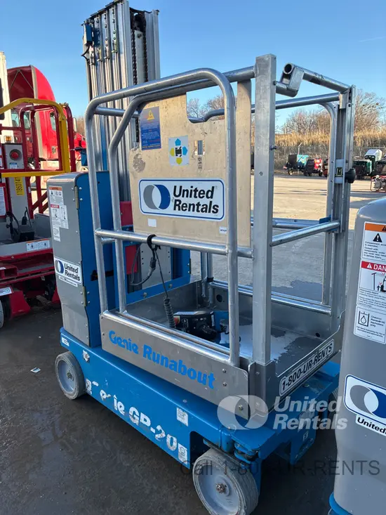 2018 Genie GR-20 Self-Propelled One-Person Lift