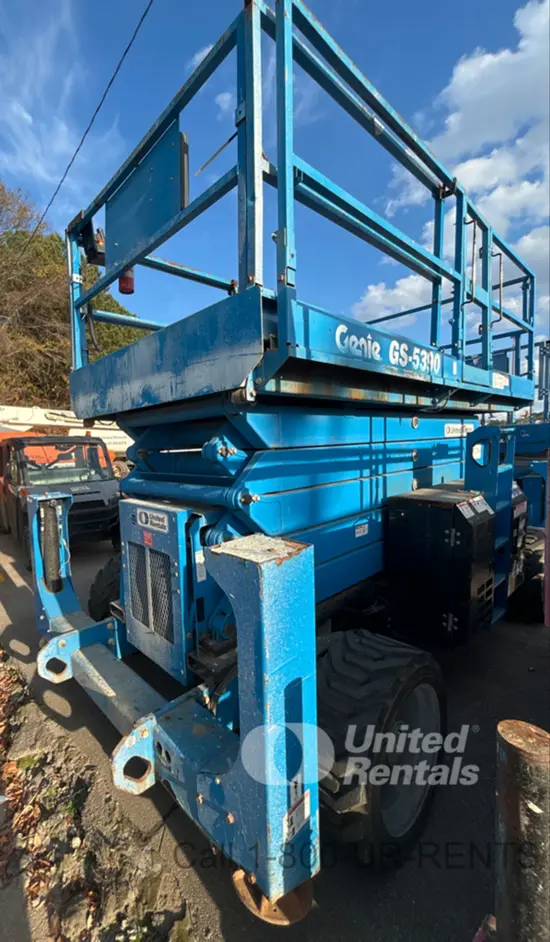 2016 Genie GS-5390 RT Rough Terrain Scissor Lift