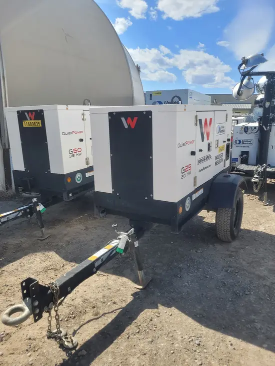2022 Wacker Neuson G25 T4F Diesel Generator