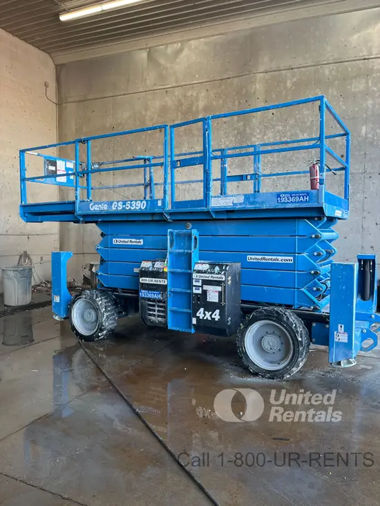 2017 Genie GS-5390 RT Rough Terrain Scissor Lift