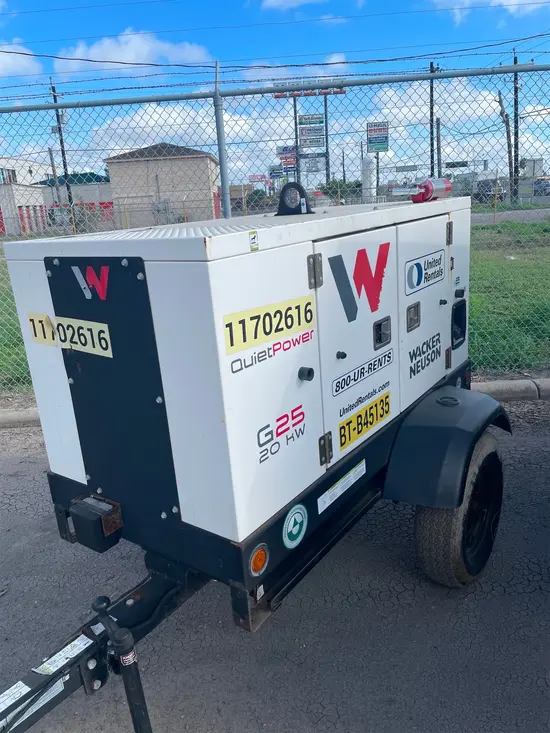 2023 Wacker Neuson G25 T4F Diesel Generator