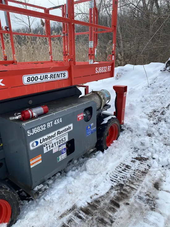 2022 Skyjack SJ6832RT Rough Terrain Scissor Lift
