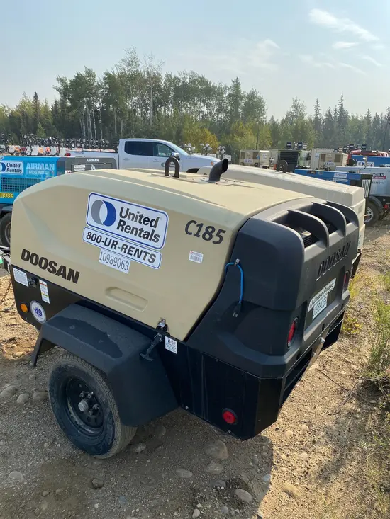 2019 Doosan C185WDO-T4F Air Compressor