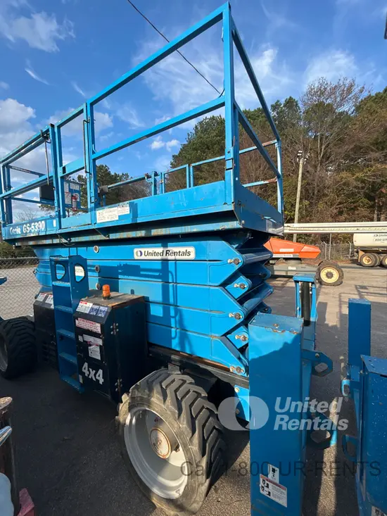2016 Genie GS-5390 RT Rough Terrain Scissor Lift