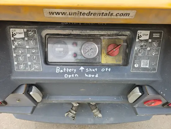 2018 Atlas Copco XAS110KD Air Compressor