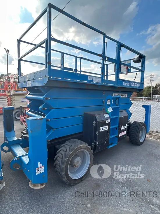 2016 Genie GS-5390 RT Rough Terrain Scissor Lift