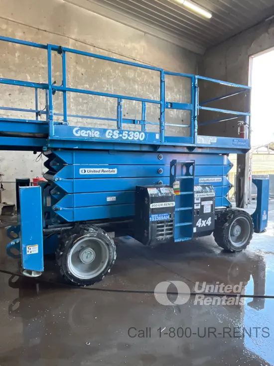 2017 Genie GS-5390 RT Rough Terrain Scissor Lift
