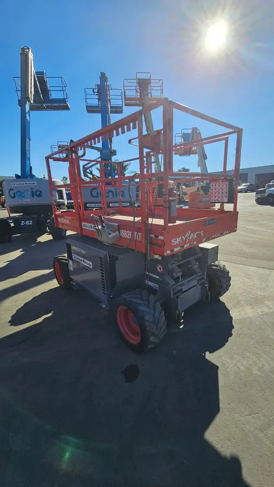 2018 Skyjack SJ6826RT Rough Terrain Scissor Lift