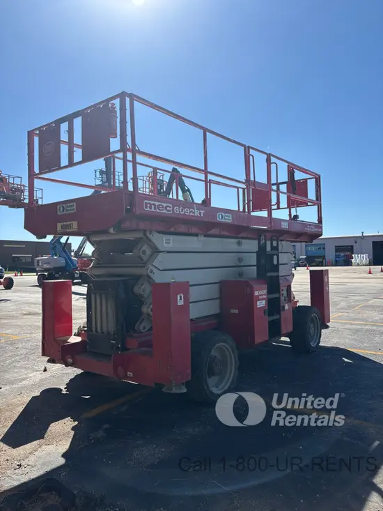 2017 MEC 6092RT Rough Terrain Scissor Lift