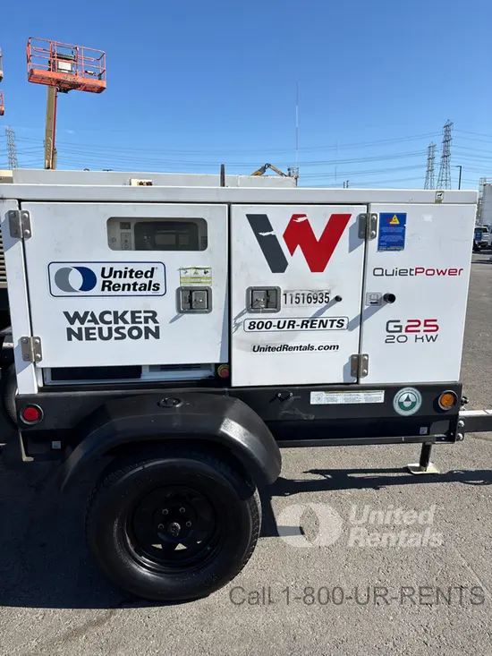 2022 Wacker Neuson G25 T4F Diesel Generator