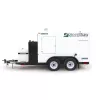 White Dryair hydronic surface ground heater, winter-blend diesel