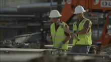 architect and contractor walking