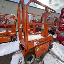 2018 Snorkel TM12E Self-Propelled One-Person Lift