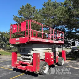2017 MEC 6092RT Rough Terrain Scissor Lift